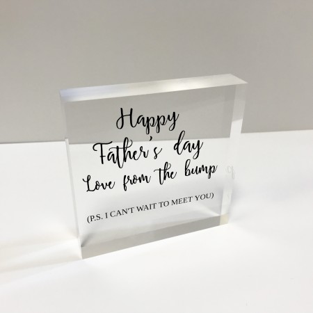 4x4 Glass Token - Father's Day from bump